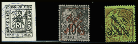 N°10 à 12, obl., TB