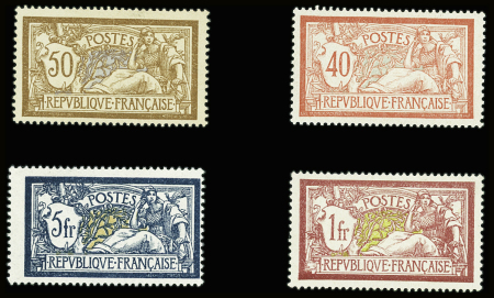 N°119/121 + 123 Mersons 4 valeurs neuf * TB