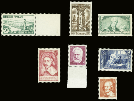 N°301/307  7 valeurs neuf ** TB