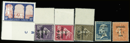 Année complète 1930 Numéros 263 à 268 neuf ** TB