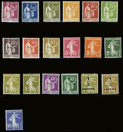 Année complète 1932 Numéros 277A à 289 neuf * TB