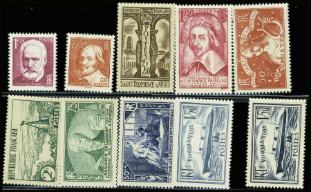 Année complète 1935 Numéros 299 à 308 neuf ** TB