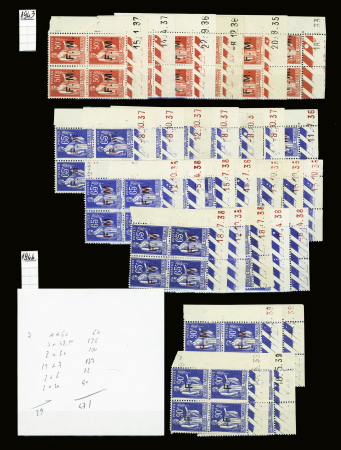 FRANCHISE MILITAIRE N°7/8/9/10 types Paix collecti