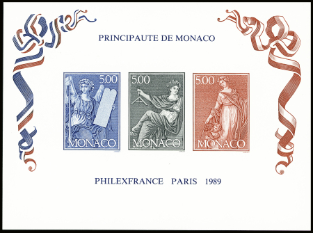 BLOCS-FEUILLETS N°47 Philexfrance 1989 bloc non de