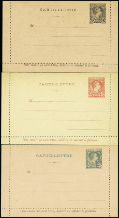 ENTIERS POSTAUX N°200/202 Charles III 3 cartes-le