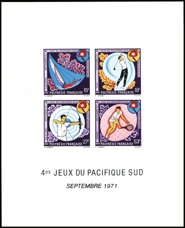 BLOCS-FEUILLETS N°2 4ème jeux du Pacifique Sud blo