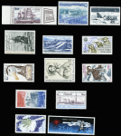 POSTE AERIENNE N°66/94A  29 valeurs dont 4 triptyq