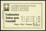 CARNETS N°36 12x5c + 12x10c + 6x20c (cote 160FS) neuf