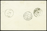 N°37 20c bleu sur lettre obl ASNA (30 juil 71) TB