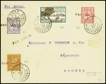 Nouvelle Calédonie n°92 + 93 + 117 + 146 avec peti