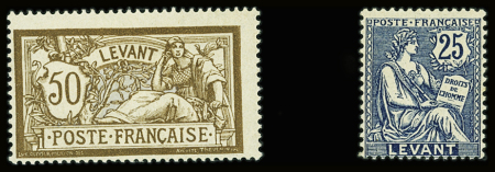 N°24 + n°25, neufs *, TB. n°25 signé A.Brun