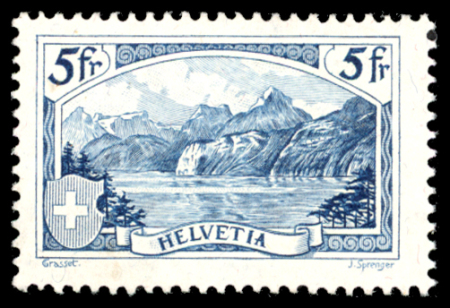 N°230 5f bleu, neuf *, TB