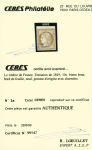 N°1a 10c. bistre-brun, petit BdF, neuf *, TTB. Signé