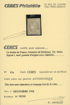 N°43A 10c. bistre Report 1, neuf *, TB. Signé A.Brun