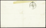 N°3  15c. noir (I), obl. boite J sur LAC d'Angers du