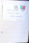 Album de lettres Sabine dont lettre CD du n°1970 et