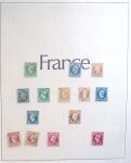 France, collection spécialisée entre n°112 et 298, nombreuses variétés, neufs */** et qqs obl., plus