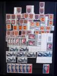 France, collection par multiples entre n°899 et 1229, nombreuses petites variétés, bel ensemble à ét