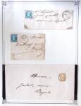 GONFARON, une LST avec Cursive et 6 Lettres affies obl. GC (3) et càd T22, TB