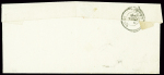 N°2A 10c. noir Typo, T II, PAIRE obl. càd T15 DIGNE