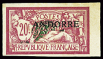 N°23 20 f lilas-rose et vert-bleu, ND, tâches brunes