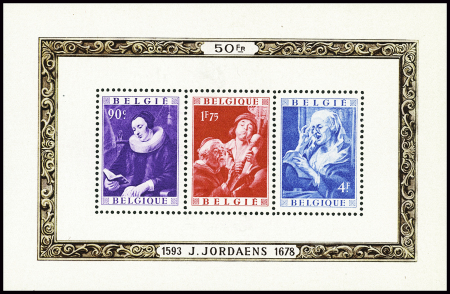 BLOC-FEUILLET N°27 J. Jordaens, neuf **, TB