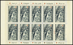 N°2001 carnet Croix Rouge 1952, 15f. + 5f. Bassin de