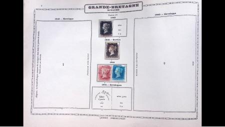 1840-1910, Old-time collection in Maury album inc.