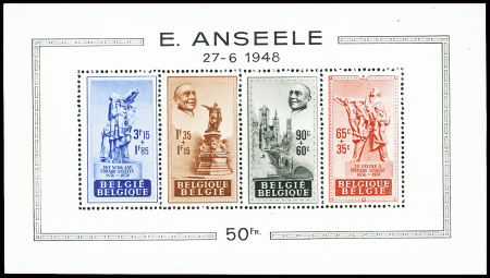 BLOC FEUILLET N°26 E.ANSEELE, neuf **, TB. Signé Calves