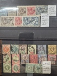 1854-1956, Belle sélection sur plaquettes de timbres