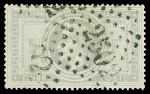 N°33 5f. violet-gris, obl. GC 2502 Montpellier (Hérault),