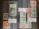 1908-1948, Belle sélection sur plaquettes de timbres