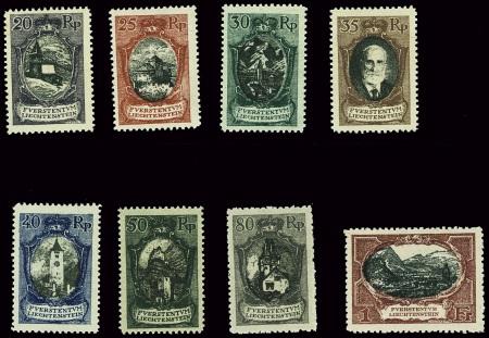 N°52 à 59 Série courante de 1921, neufs *, TB
