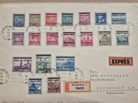 1872-1954, Belle sélection sur plaquettes de timbres