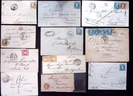 1793-1927, Lot de 66 lettres presqu' exclusivement