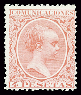 N°210 4p. rose, g.n.o, aspect TB