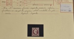1849-1988, Ensemble de timbres sur cartes de lots provenant