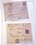 N°142 Semeuse Camée, 35c. violet, petit ensemble sur