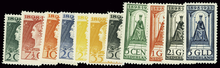 N°118 à 128 25ans de règne, neufs *, TB