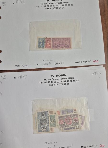 1880-1960env. Ensemble de timbres et lettres sur +100