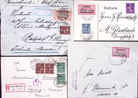 1820-1922 Très bel ensemble comprenant 225 lettres