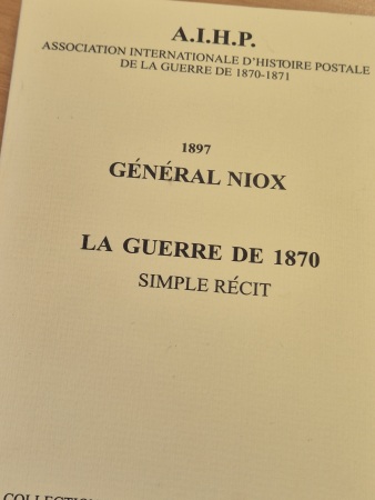 Général NIOX - La Guerre de 1870, simple récit - réédition