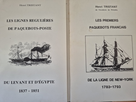 Deux livres d'Henri Traistant : Les Premiers paquebots