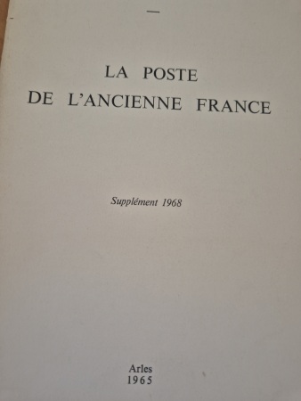 Louis Lenain - La Poste de l'ancienne France, supplément