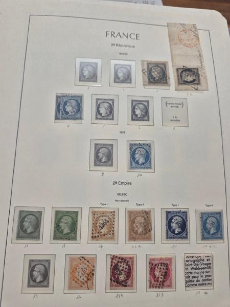 1849-1997, Collection de France en 5 albums neuf à