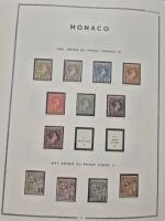 1885-2001, Collection de MONACO en 3 albums, dont Oiseaux,
