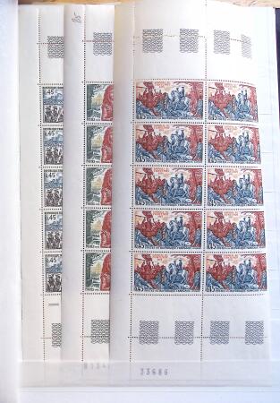 1960-2007 Collection de France moderne en 10 classeurs
