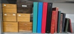 1860-1963, Collection des COLONIES en 6 boites en bois,
