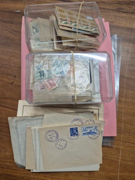 1860-1963, Collection des COLONIES en 6 boites en bois,