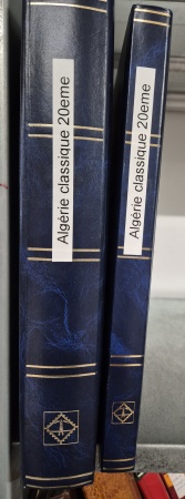 1924-1962, Collection d'ALGERIE en deux classeurs,